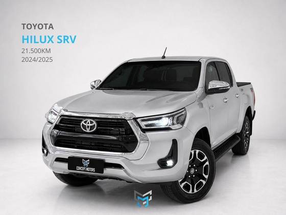 TOYOTA HILUX 2.8 D-4D TURBO DIESEL CD SRV 4X4 AUTOMÁTICO TOYOTA HILUX 2.8 D-4D TURBO DIESEL CD SRV 4X4 AUTOMÁTICO